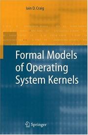 Cover of: Formal Models of Operating System Kernels