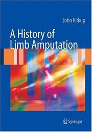 Cover of: A History of Limb Amputation