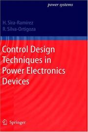 Cover of: Control Design Techniques in Power Electronics Devices (Power Systems)