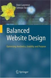 Cover of: Balanced Website Design by Soheyla Tavakol