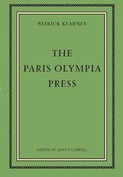 Cover of: The Paris Olympia Press by Patrick Kearney