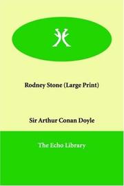 Cover of: Rodney Stone (Large Print) by Arthur Conan Doyle