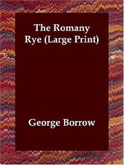 Cover of: The Romany Rye (Large Print) by George Henry Borrow