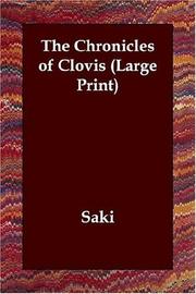 Cover of: The Chronicles of Clovis (Large Print) by Saki