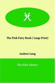 Cover of: The Pink Fairy Book (Large Print) by Andrew Lang