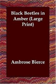 Cover of: Black Beetles in Amber (Large Print) by 