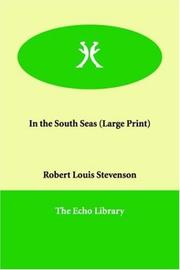 Cover of: In the South Seas by Robert Louis Stevenson