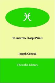 Cover of: To-morrow
