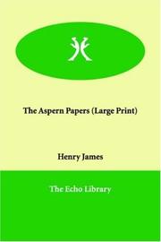 Cover of: The Aspern Papers by Henry James