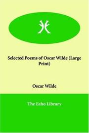 Selected Poems of Oscar Wilde