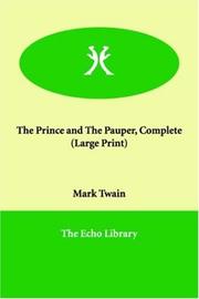 Cover of: The Prince And the Pauper, Complete by Mark Twain