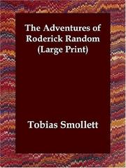 Cover of: The Adventures of Roderick Random (Large Print) by Tobias Smollett, Tobias Smollett