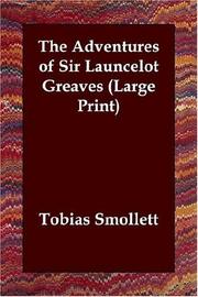 Cover of: The Adventures of Sir Launcelot Greaves (Large Print) by Tobias Smollett