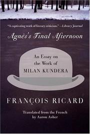 Cover of: Agnes's Final Afternoon