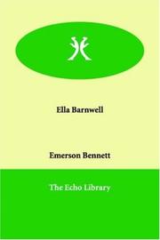 Cover of: Ella Barnwell