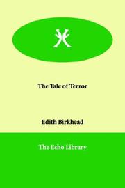 Cover of: The Tale of Terror by Edith Birkhead