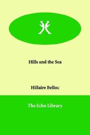 Cover of: Hills and the Sea by Hilaire Belloc