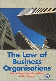 Cover of: The Law of Business Organisations (Textbooks)