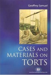 Cover of: Cases And Materials on Torts (Textbooks)