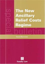 Cover of: The New Ancillary Relief Costs Regime: A Special Bulletin