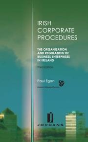 Irish corporate procedures by Paul Egan