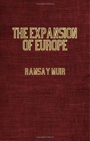 Cover of: The Expansion Of Europe by Ramsay Muir
