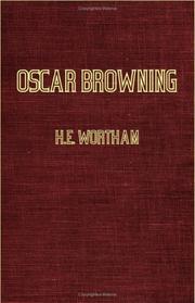 Cover of: Oscar Browning | H.E. Wortham