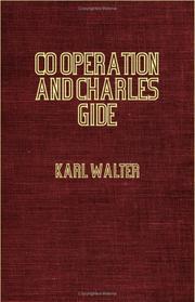 Cover of: Co-peration And Charles Gide