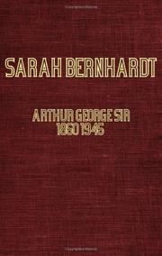 Cover of: Sarah Bernhardt | George Arthur