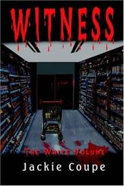 Cover of: Witness by Jackie Coupe