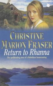 Cover of: Return to Rhanna by Christine Marion Fraser