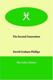 Cover of: The Second Generation by David Graham Phillips