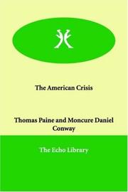 Cover of: The American Crisis by Thomas Paine