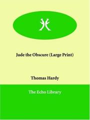 Cover of: Jude the Obscure by Thomas Hardy