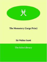 Cover of: The Monastery (Large Print) by Sir Walter Scott