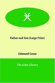 Cover of: Father and Son (Large Print) by Edmund Gosse