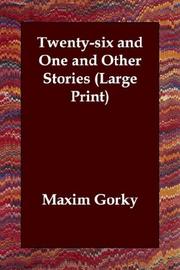 Cover of: Twenty-six and One and Other Stories (Large Print)