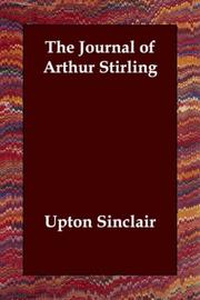 Cover of: The Journal of Arthur Stirling | Upton Sinclair