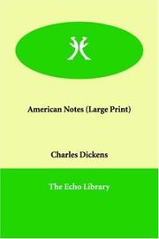 Cover of: American Notes by 