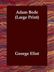 Cover of: Adam Bede (Large Print) by George Eliot