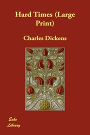 Cover of: Hard Times (Large Print) by Charles Dickens