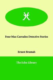 Cover of: Four Max Carrados Detective Stories