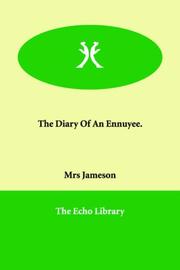 Cover of: The Diary of an Ennuyée.