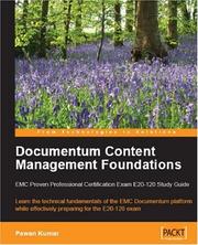Cover of: Documentum Content Management Foundations by Pawan Kumar
