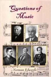 Cover of: Questions of Music by Norman Edwards