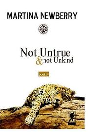 Cover of: Not Untrue and Not Unkind