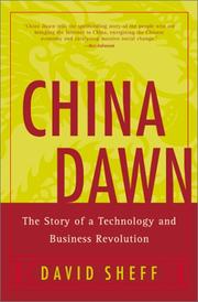 Cover of: China Dawn: Culture and Conflict in China's Business Revolution by David Sheff