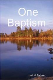 Cover of: One Baptism by Jeff, McFadden