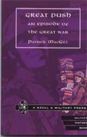 Cover of: GREAT PUSH. An Episode of The Great War