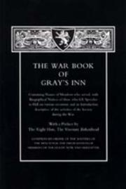 Cover of: WAR BOOK OF GRAY